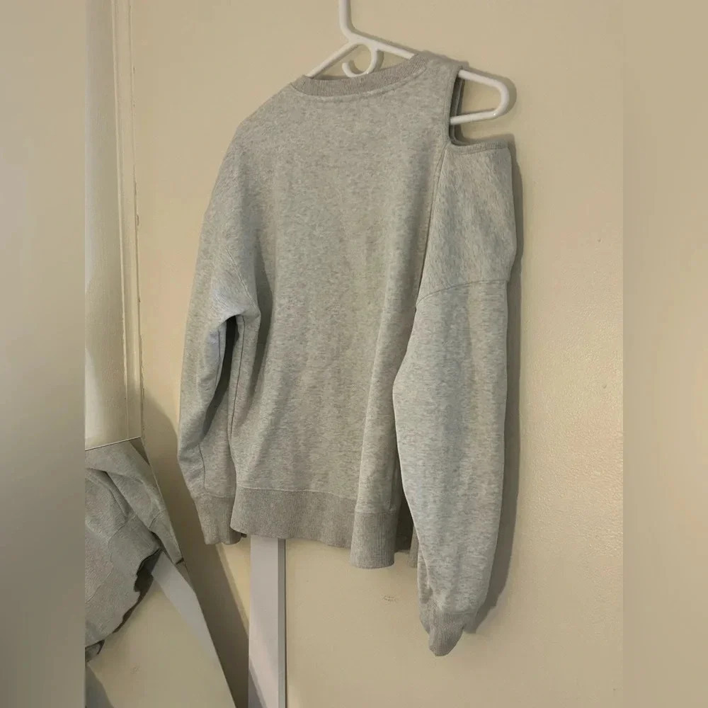 Fabletics Pullover Sweatshirt One Shoulder Cut Ou… - image 2